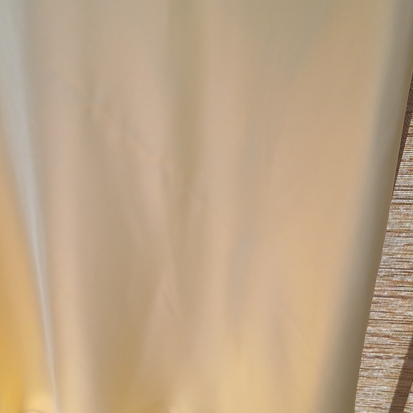 Zara Pale Yellow Halter Backless Satin Maxi Dress - Picture 8 of 8